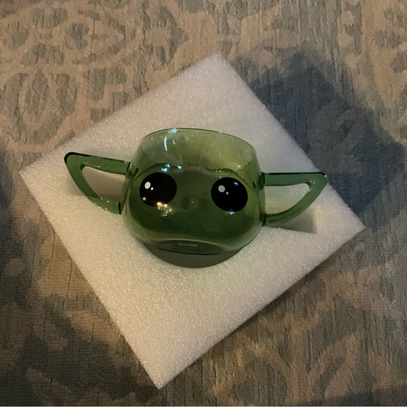 Disney Star Wars the Mandalorian Grogu Baby Yoda Stackable Drinking Glasses NIB - Picture 5 of 5